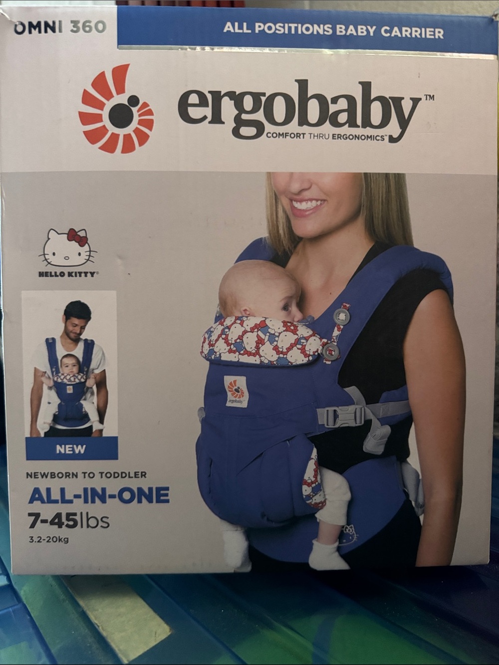 Ergobaby x Hello Kitty Limited Ed Omni 360 All-In-One Baby Newborn Toddler Carry